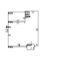 184 Derby St, Newton, MA 02465 floor plan