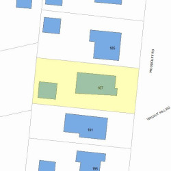 187 Woodcliff Rd, Newton, MA 02461 plot plan