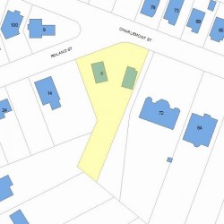 6 Roland St, Newton, MA 02461 plot plan