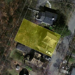 97 Hawthorne Ave, Newton, MA 02466 aerial view