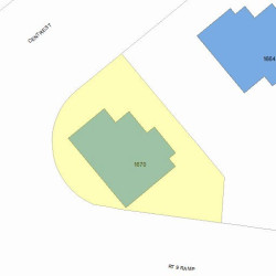 1670 Centre St, Newton, MA 02461 plot plan