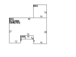 20 Deforest Rd, Newton, MA 02462 floor plan