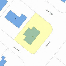 222 Spiers Rd, Newton, MA 02459 plot plan