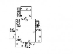 54 Hyde St, Newton, MA 02461 floor plan