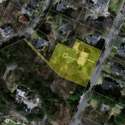 31 Vista Ave, Newton, MA 02466 aerial view