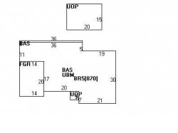 12 Anthony Cir, Newton, MA 02460 floor plan
