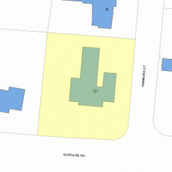 321 Commonwealth Ave, Newton, MA 02459 plot plan