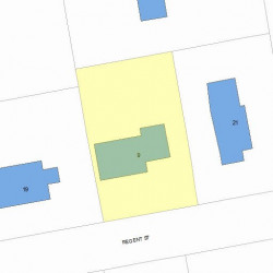 9 Regent St, Newton, MA 02465 plot plan