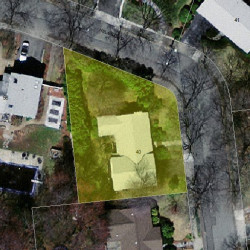40 Helene Rd, Newton, MA 02468 aerial view