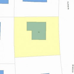 11 Ellison Rd, Newton, MA 02459 plot plan