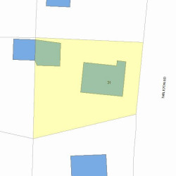 31 Tarleton Rd, Newton, MA 02459 plot plan