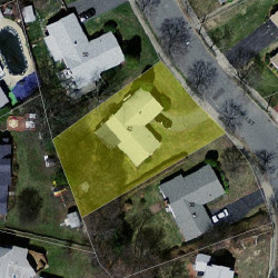 42 Morrill St, Newton, MA 02465 aerial view