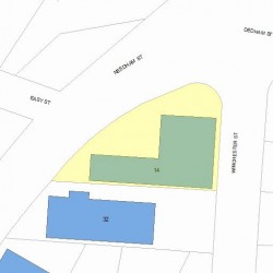 14 Needham St, Newton, MA 02461 plot plan