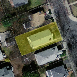 41 Margaret Rd, Newton, MA 02461 aerial view