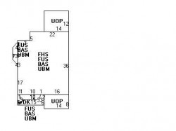 17 Cushing St, Newton, MA 02461 floor plan