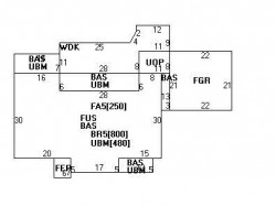 101 Cedar St, Newton, MA 02459 floor plan