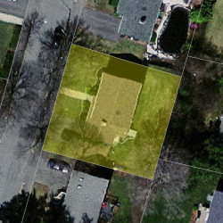 46 Lyme Rd, Newton, MA 02465 aerial view