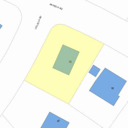 55 Colella Rd, Newton, MA 02459 plot plan