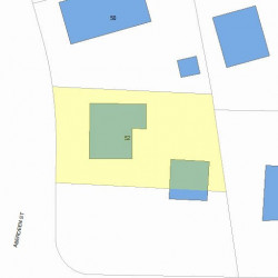 52 Aberdeen St, Newton, MA 02461 plot plan