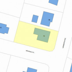 50 Lindbergh Ave, Newton, MA 02465 plot plan