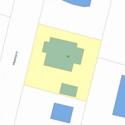 16 Fairview St, Newton, MA 02458 plot plan