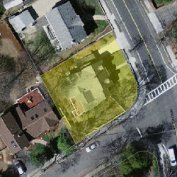 409 Winchester St, Newton, MA 02461 aerial view