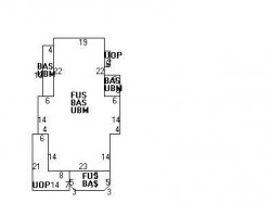 62 Bourne St, Newton, MA 02466 floor plan