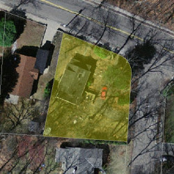 49 Dedham St, Newton, MA 02461 aerial view