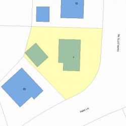 4 Charlotte Rd, Newton, MA 02459 plot plan