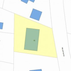 63 Williston Rd, Newton, MA 02466 plot plan