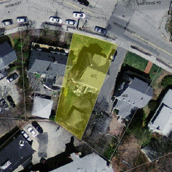 452 Woodward St, Newton, MA 02468 aerial view
