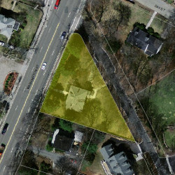 1820 Washington St, Newton, MA 02466 aerial view