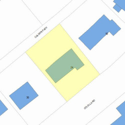 24 Caldon Path, Newton, MA 02459 plot plan