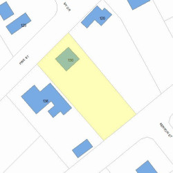 130 Pine St, Newton, MA 02466 plot plan