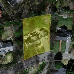 60 Colbert Rd, Newton, MA 02465 aerial view