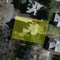 170 Oakleigh Rd, Newton, MA 02458 aerial view