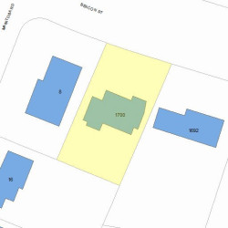 1700 Beacon St, Newton, MA 02468 plot plan