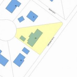 65 Osborne Path, Newton, MA 02459 plot plan