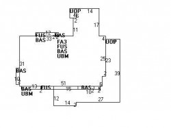 268 Prince St, Newton, MA 02465 floor plan