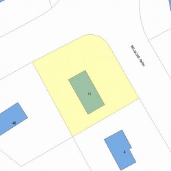 14 Belmore Park, Newton, MA 02462 plot plan