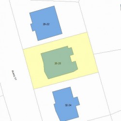 28 Blake St, Newton, MA 02460 plot plan