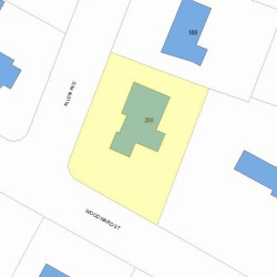 200 Allen Ave, Newton, MA 02468 plot plan