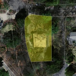 30 Kewadin Rd, Newton, MA 02468 aerial view