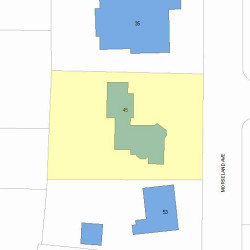 45 Morseland Ave, Newton, MA 02459 plot plan