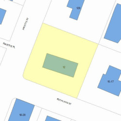 12 Fayette St, Newton, MA 02458 plot plan