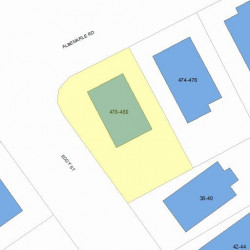 478 Albemarle Rd, Newton, MA 02460 plot plan