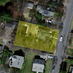 19 Irvington St, Newton, MA 02468 aerial view