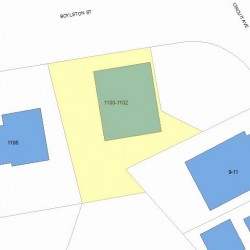 1102 Boylston St, Newton, MA 02461 plot plan