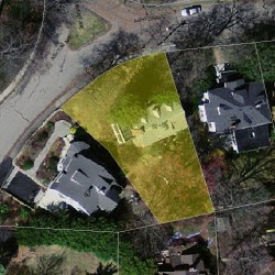 60 Ashton Ave, Newton, MA 02459 aerial view