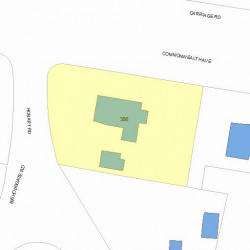 386 Commonwealth Ave, Newton, MA 02459 plot plan